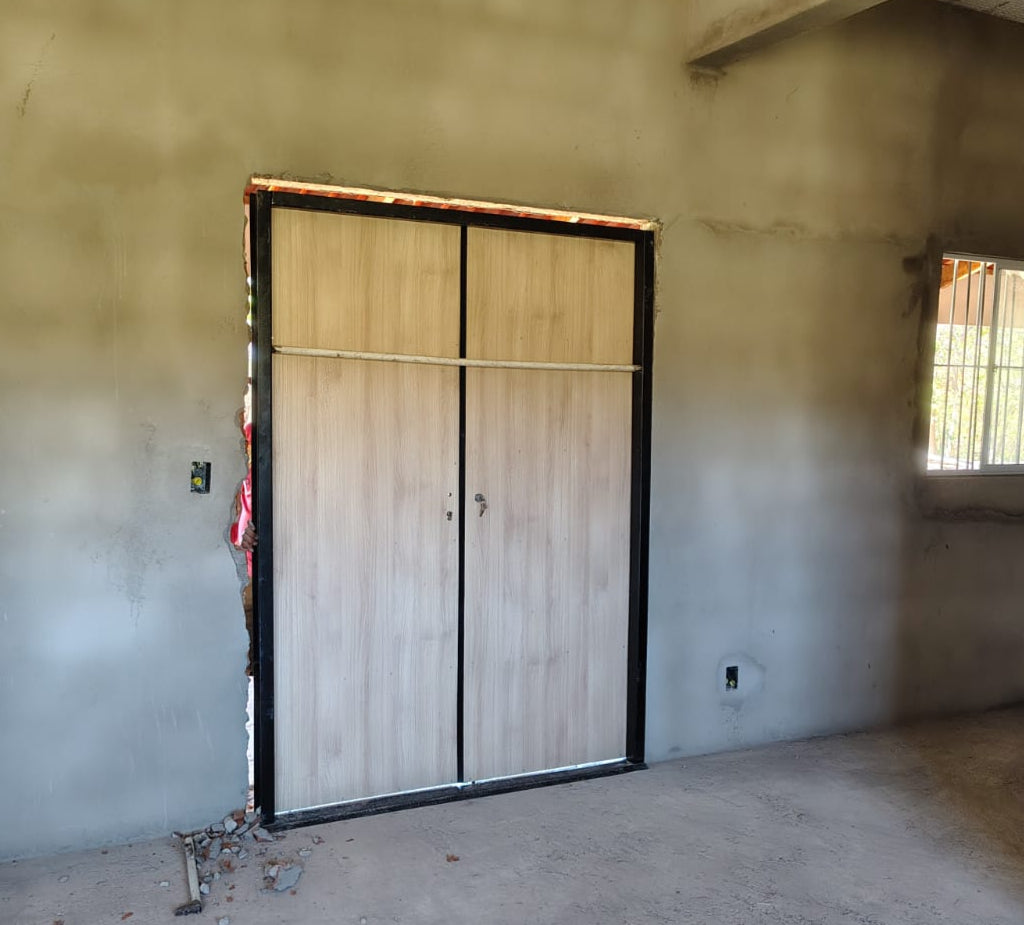 Porta de segurança folha dupla